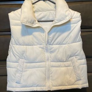 Women’s white vest
